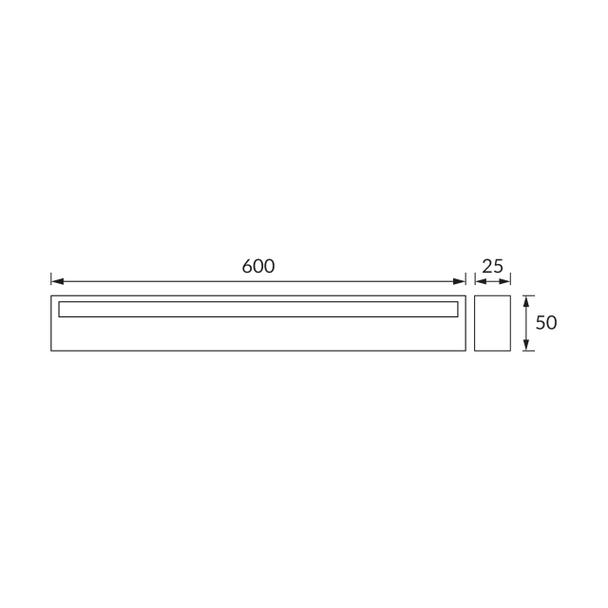 Oprawa dekoracyjna SMD LED CYBER LED 14W BLACK 4000K 03969 IDEUS