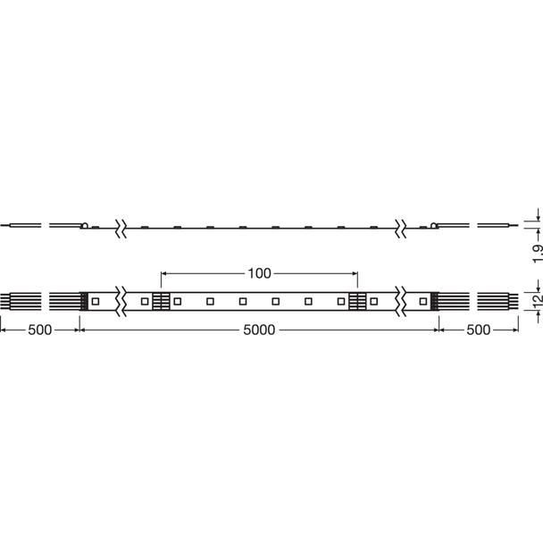 Pasek LED Performance LS PFM-1000/RGBW/830/5