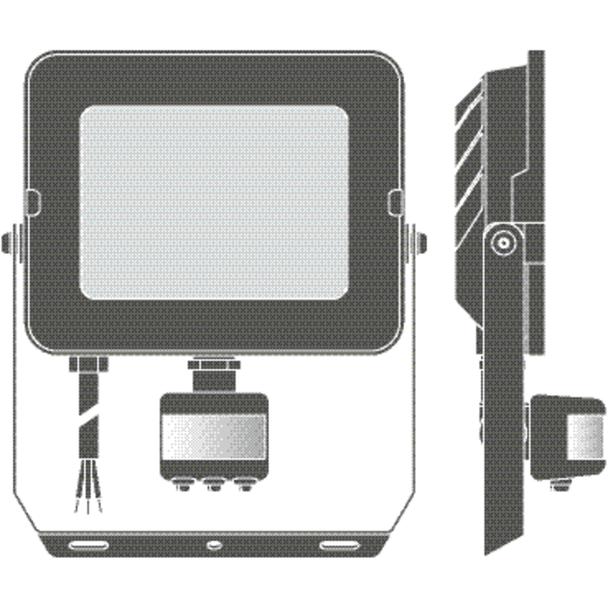 Naświetlacz FLOOD COMPACT SENSOR V 50W 840 SYM 100 black