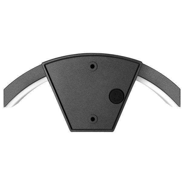 PILEA LED 9W, lampa ogrodowa z czujnikiem PIR, 700lm, IP54, 4000K, czarna AD-OP-6572BLPMR4 ORNO