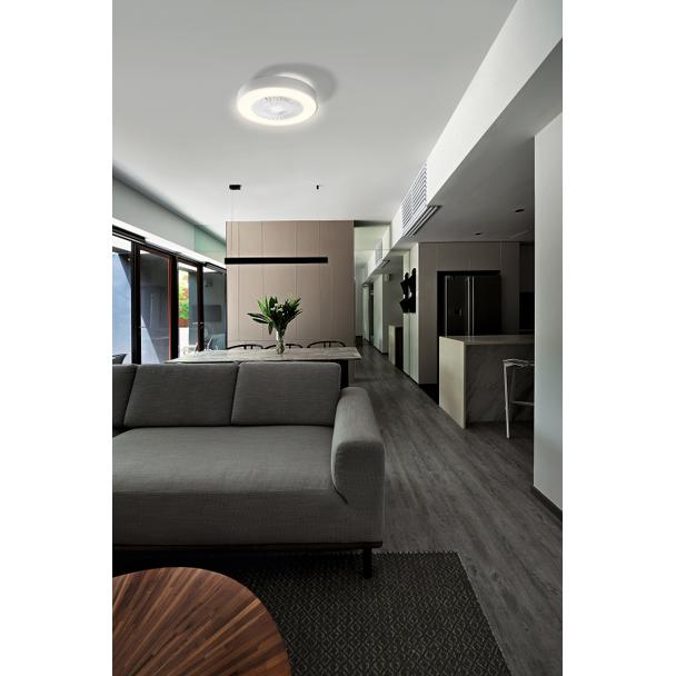 Oprawa SMART+ WIFI CEILING FAN CYL REM TW GR