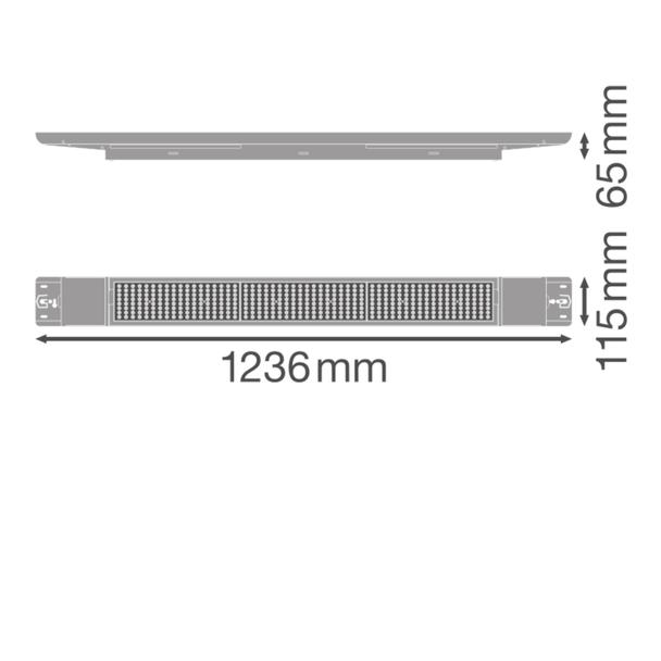 Oprawa LOW BAY FLEX 1200 P 73W 840 W