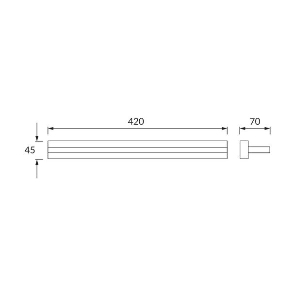 Oprawa dekoracyjna SMD LED REGAL LED 9W CHROME 4000K 00008 IDEUS