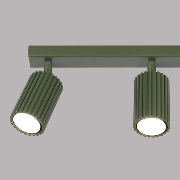 Sollux Plafon KARBON 3L zielony oliwkowy SL.1619