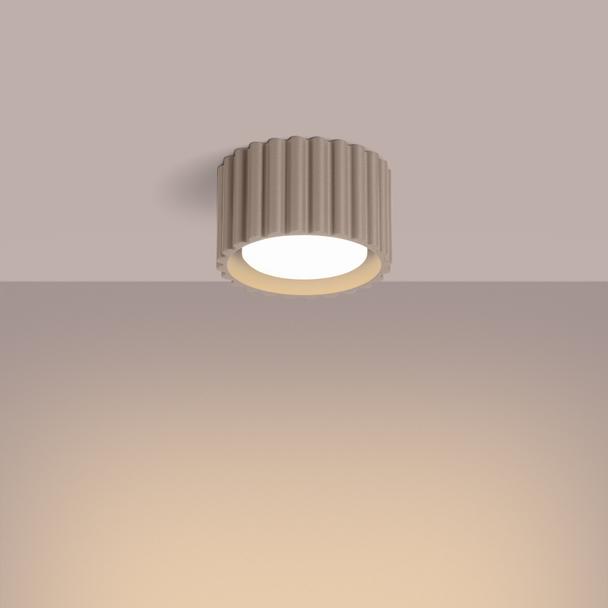 SOLLUX Plafon AURA 1 taupe Gx53 ; SL.1817
