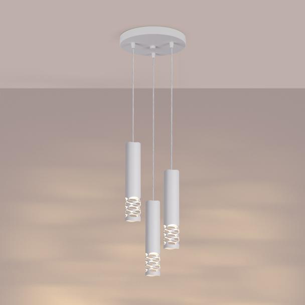 Sollux Lampa wisząca LIRO 3P biały