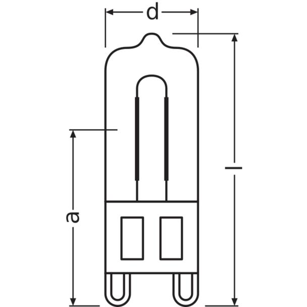 66733 ES 33W 230V G9 FS1 OSRAM