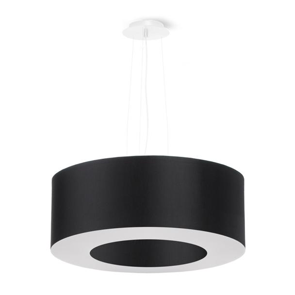 Sollux Żyrandol SATURNO 50 czarny SL.0748