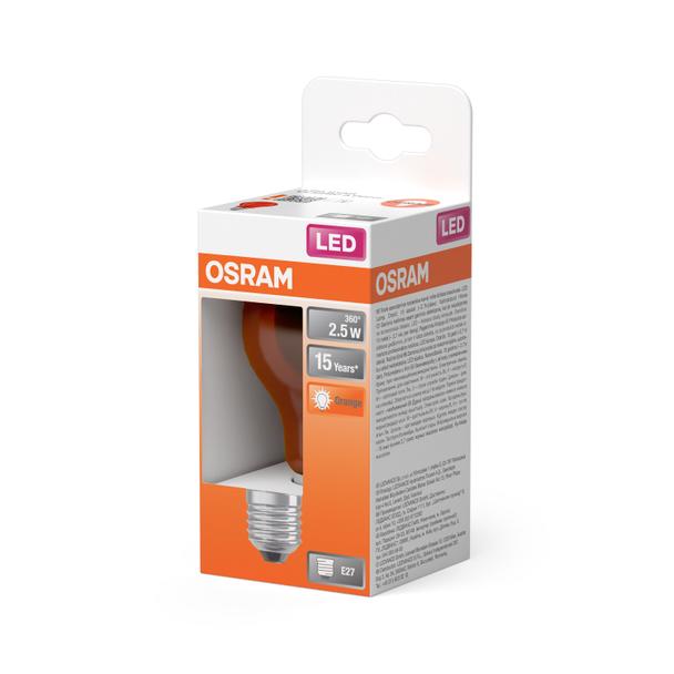 Lampa LED STAR CL A Orange 15 non-dim 2,5W E27