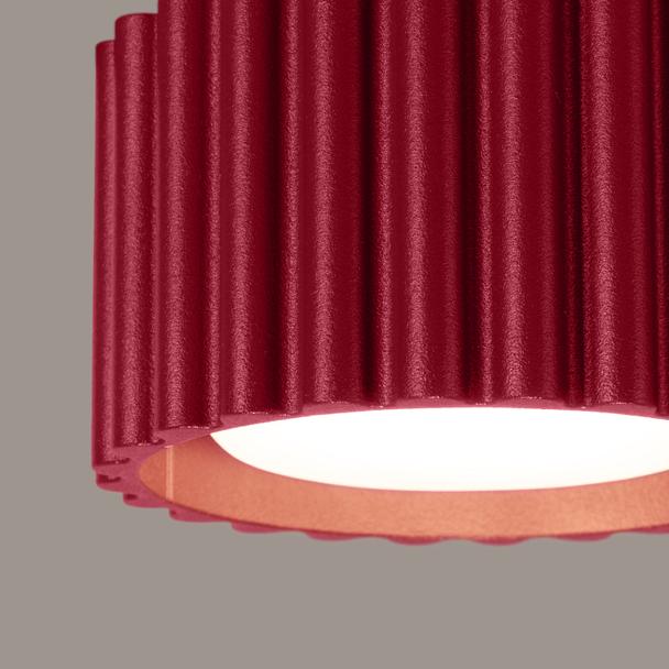 SOLLUX Plafon AURA 1 burgund Gx53 ; SL.1822