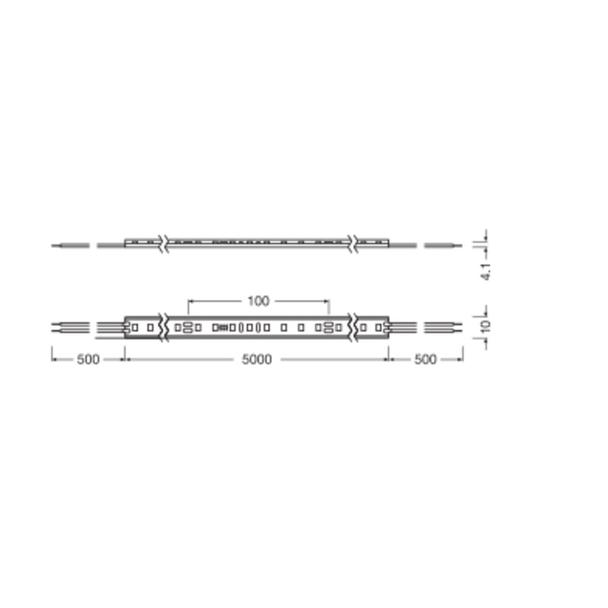 Pasek LED Value V-1500/840/5/IP66 20X1 G2