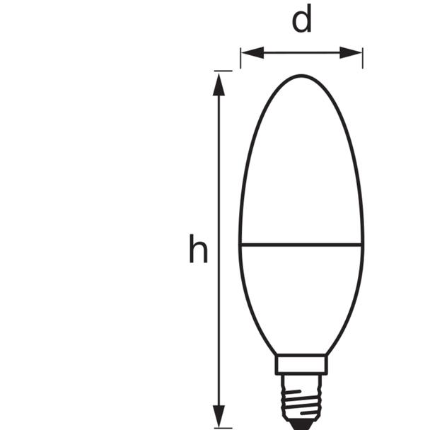 Lampa LED SMART+ WiFi Classic B40 TW E14 FR 3pack