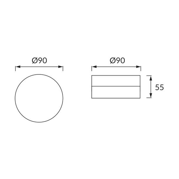 ROBIN LED C 6W 4000K 03085 IDEUS