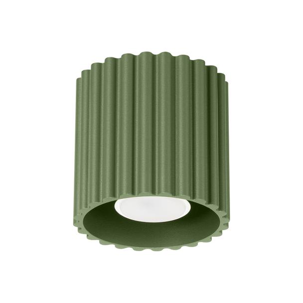 SOLLUX Plafon AURA 1 zielony oliwkowy GU10 ; SL.1794