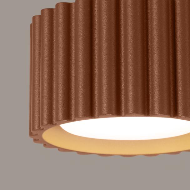 SOLLUX Plafon AURA 1 mocca Gx53 ; SL.1807