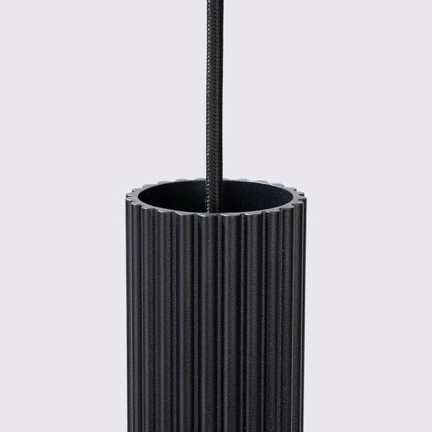 Sollux Lampa wisząca KARBON 1 czarny SL.1573