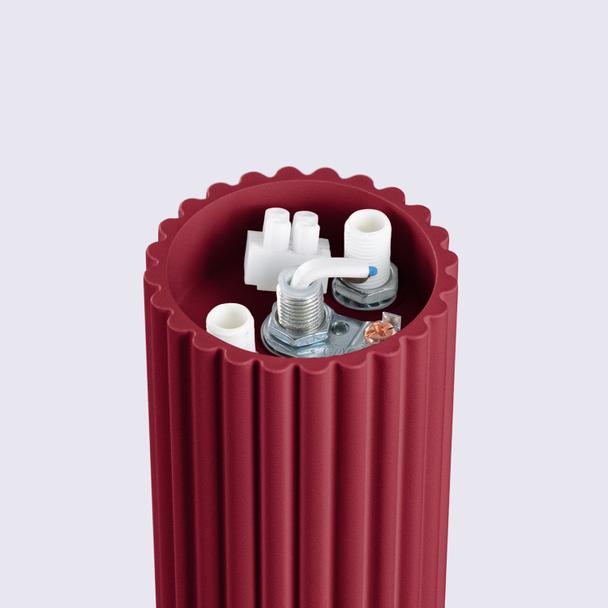 Plafon HALO burgund IP44