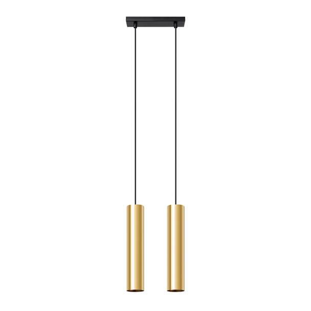 Sollux Lampa Wisząca LAGOS 2 złoty połysk SL.1241