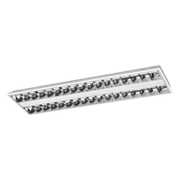 GTV OPRAWA LED CELTA 50W, 2X120cm, 5000lm, AC 220-240V, 50/60Hz, IP20, NEUTRALNY BIAŁY, WPUSZCZANA, BIAŁY LD-CE2120W-50 GTV Poland