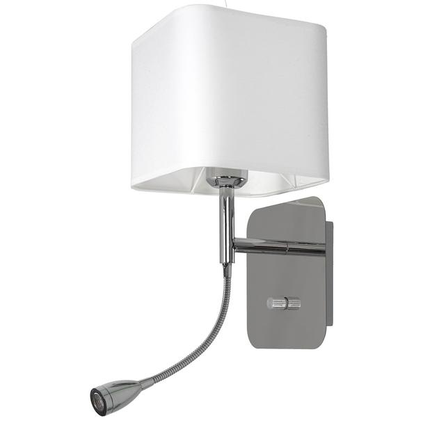 kinkiet Napoli E27 + LED 1W 90lm 4000K biały/chrom ML63600 Milagro
