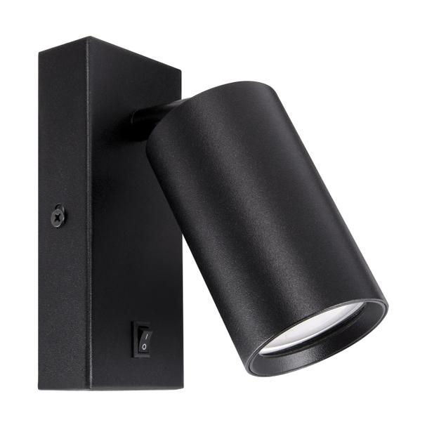 Oprawa dekoracyjna DARIA WLL GU10 BLACK 04094 IDEUS