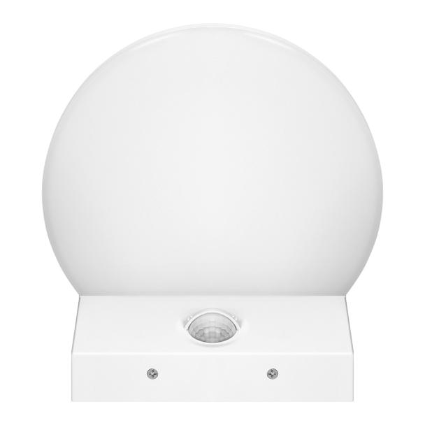 ASPEN LED 15W, oprawa ogrodowa z czujnikiem ruchu PIR, 1300lm, IP65, 4000K, biała AD-OP-6604WLPMR4 ORNO