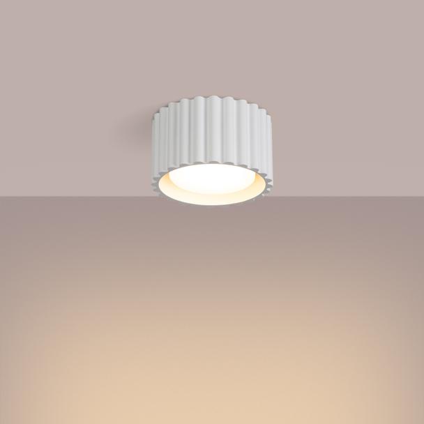 SOLLUX Plafon AURA 1 biały Gx53 ; SL.1782
