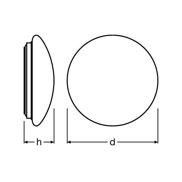 Surface-C LED 350 18W/3000K IP44