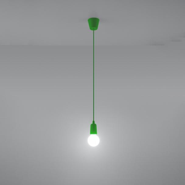 Sollux Lampa wisząca DIEGO 1 zielony SL.0581