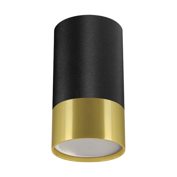 Oprawa sufitowa PUZON DWL GU10 BLACK/GOLDEN 04274 IDEUS