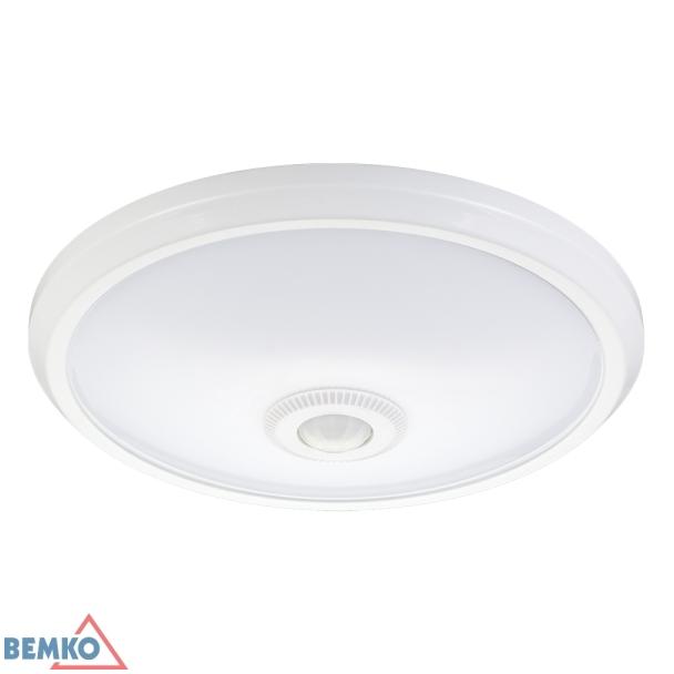 PLAFONIERA LED DORIA 12W 4000K 860LM IP20 CZ. PIR C38-ST57-124-PIR BEMKO