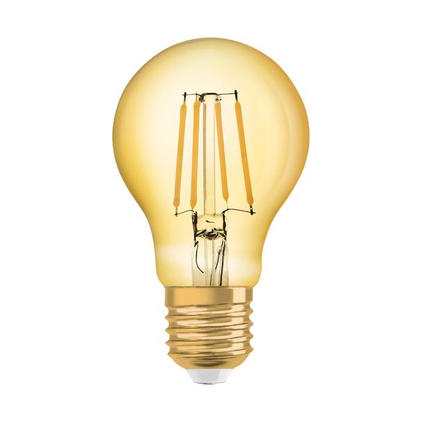 Lampa LED Vintage 1906 CL A Filament szkło przezroczyste GOLD 35 non-dim 4W 824 E27