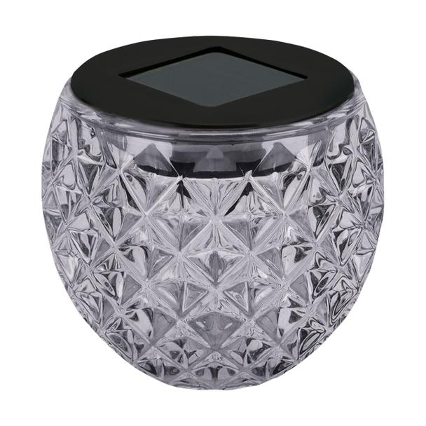 Lampa solarna na taras LED BOLA LED C 0,2W CLEAR WW 04596 IDEUS