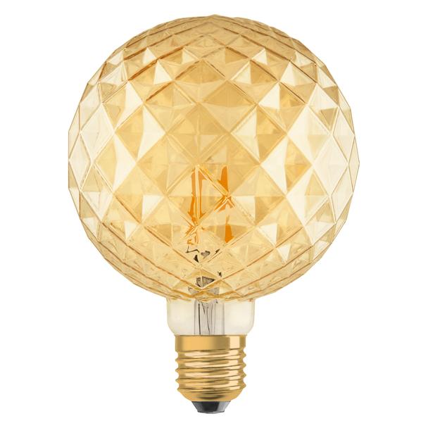 Lampa LED Vintage 1906 CL PINECONE Filament szkło przezroczyste GOLD 40 non-dim 4,5W 825 E27