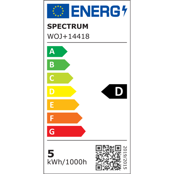 LED GLS 5W COG 230V CCT+DIMM CLEAR Wi-Fi SpectrumSMART