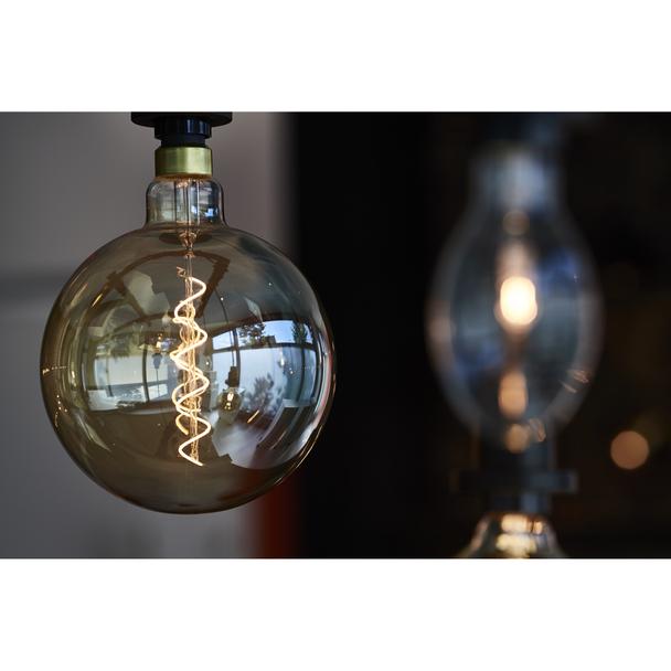 Lampa LED Vintage 1906 dim CL GLOBE125 Filament szkło przezroczyste GOLD 55 dim 7W 825 E27