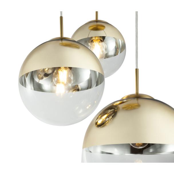 Lampa wisząca kule żyrandol Varus 3xE27 15855-3 GLOBO