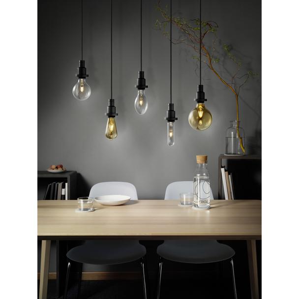 Lampa LED Vintage 1906 dim CL GLOBE125 Filament szkło przezroczyste GOLD 55 dim 7W 825 E27