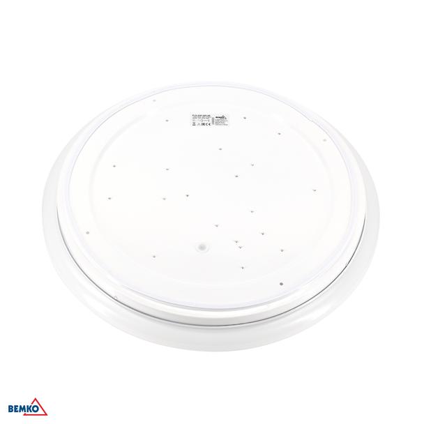 PLAFONIERA LED PLATO 12W 4000K 1130LM IP44 CZ. MIKR. C37-PLA-260-120-4K-MS BEMKO