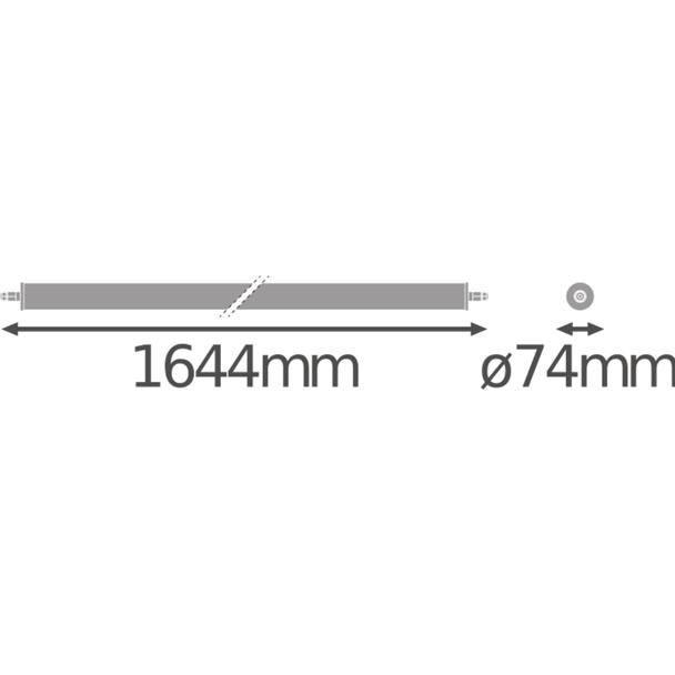 Oprawa DAMP PROOF LED SPECIAL 1500 50W 4000K WT IP67
