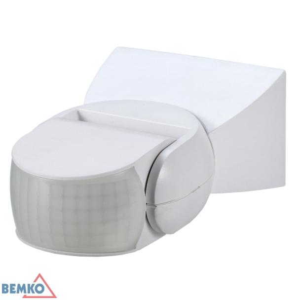 CZUJNIK RUCHU 1200W 180* IP65 BIAŁY B50-SES15WH BEMKO
