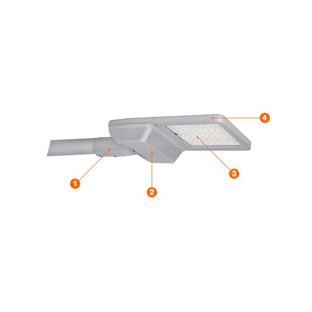Oprawa uliczna STREETLIGHT FLEX MEDIUM 58W 727 RV25ST ALW