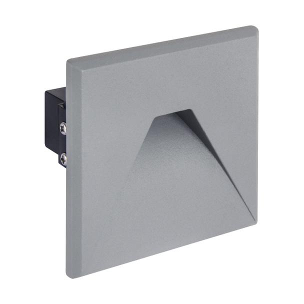 Oprawa schodowa lampa ścienna LED 1,6W barwa neutralna szara 03907 IDEUS