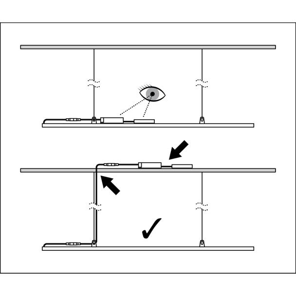 Blokada skręcana zewnętrzna PANEL 1200 CABLE EXT TWIST LOCK