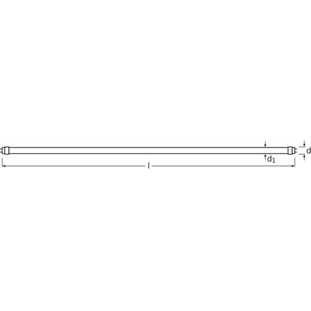 Lampa SMART WF LEDTUBE T8EM 1200 18W 865TWLEDV