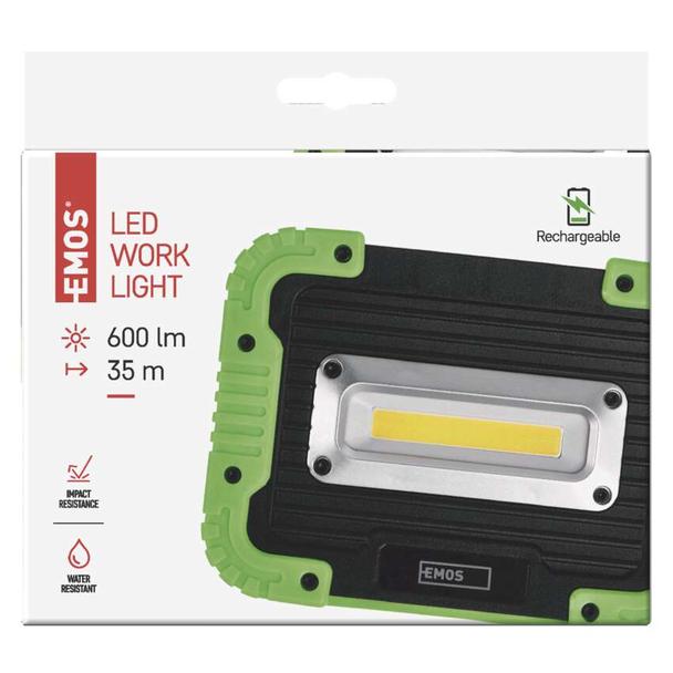 Naświetlacz LED 5W COB, 600lm powerbank 3000 mAh ładowalny P4534 EMOS