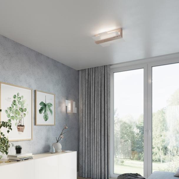 Sollux Kinkiet FENIKS 1 naturalne drewno SL.0077