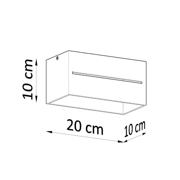 Sollux Plafon LOBO MAXI szary SL.0385