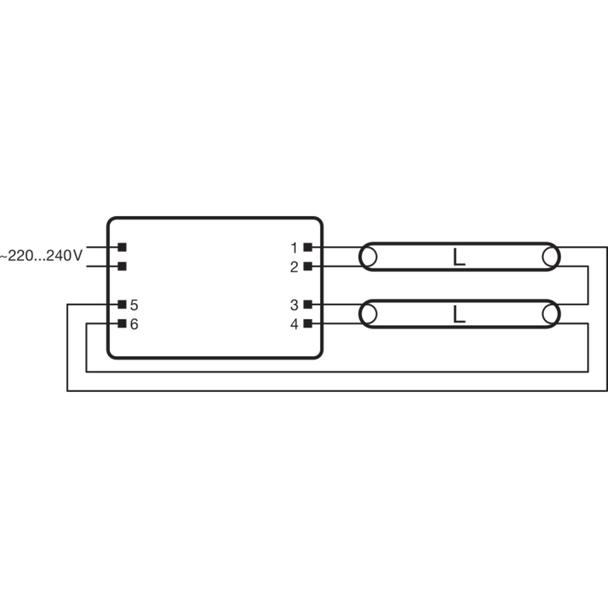 Statecznik elektroniczny Quicktronic Economic 2x5-11 220-240 S