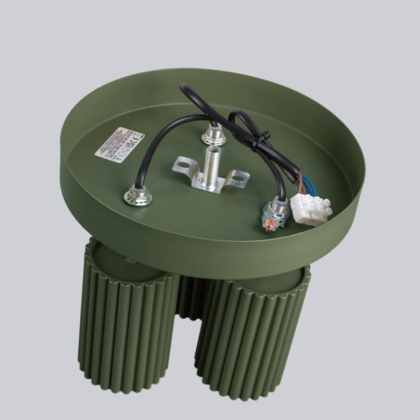 Sollux Plafon KARBON 3P zielony oliwkowy SL.1620